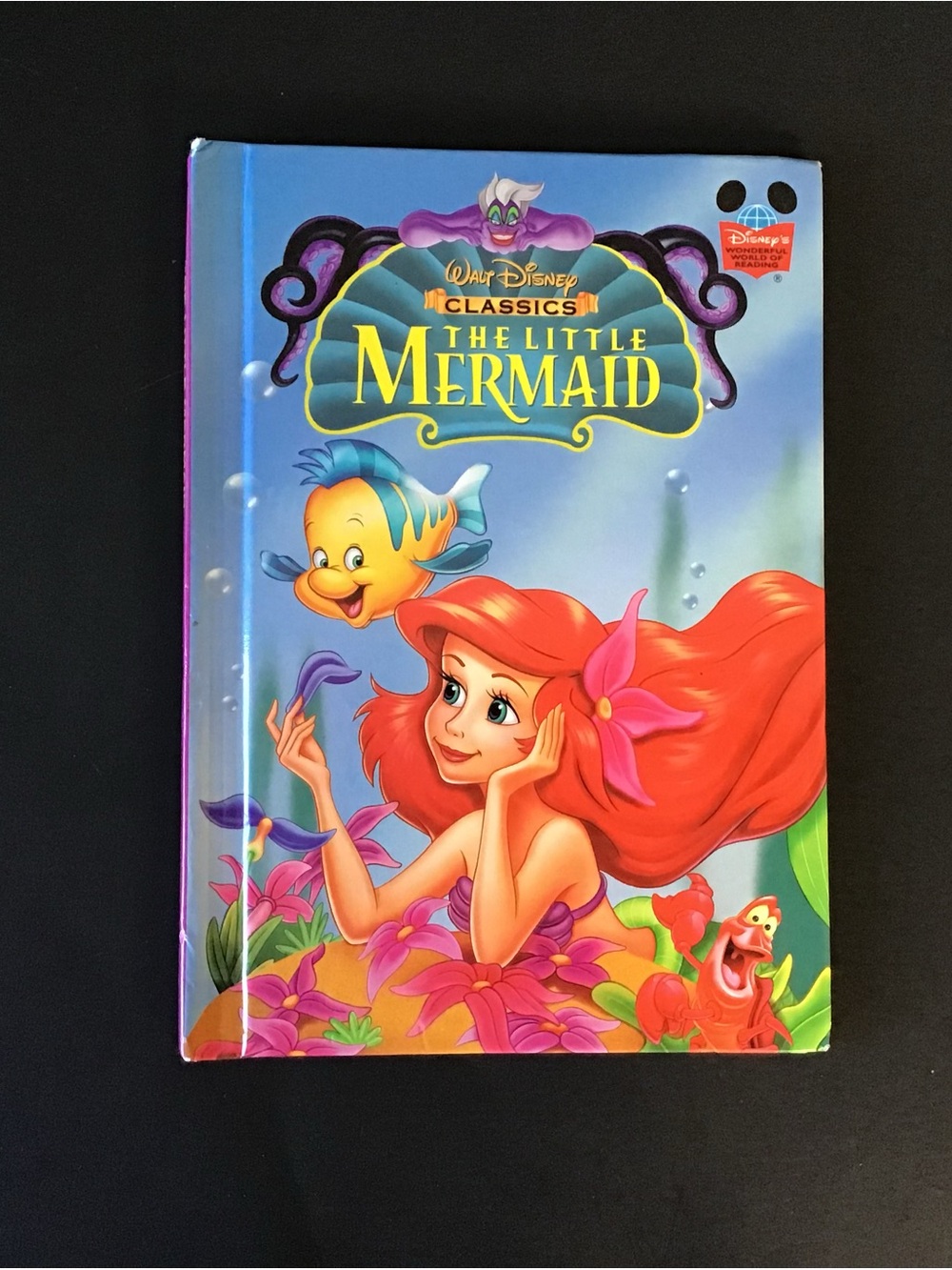 Disney The Little Mermaid Hardcover Book - Grolier Book Club 1993